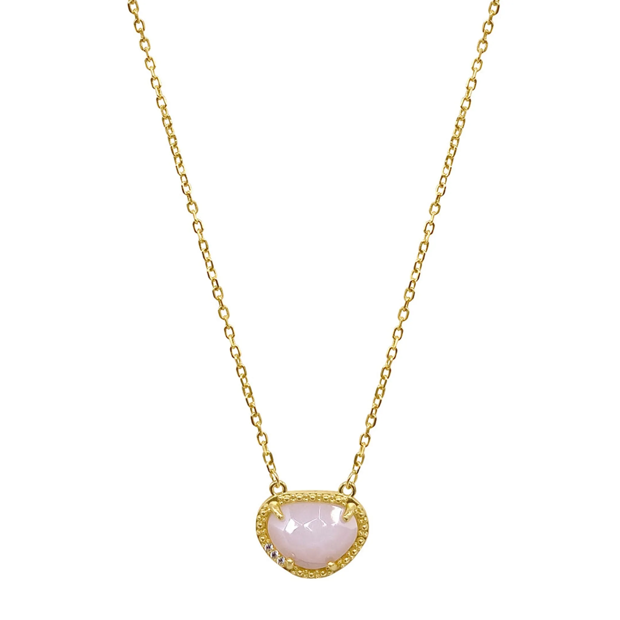 Adornia Birthstone Necklace 14k Yellow Gold Vermeil