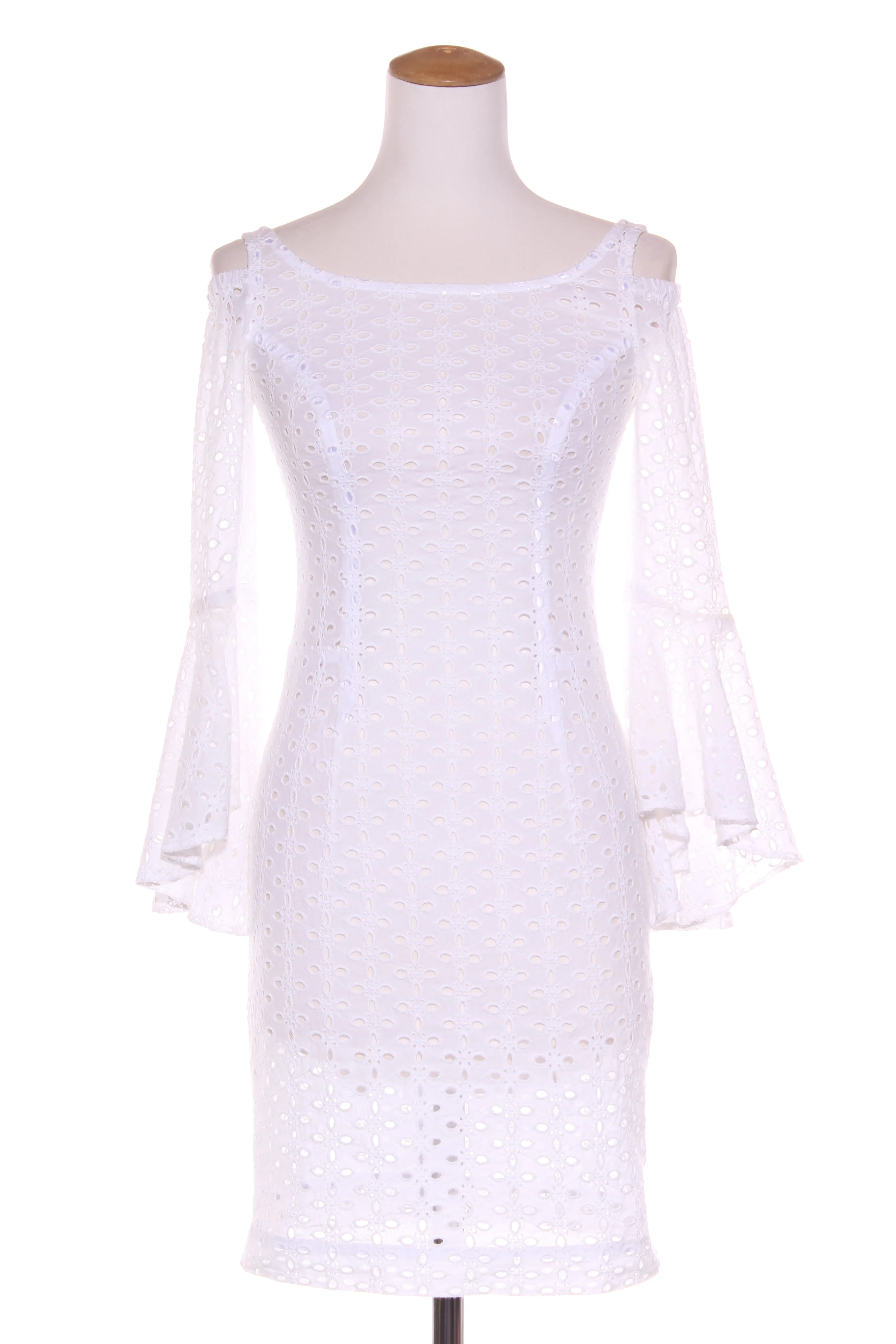 ADRIENNE WINKELMANN - Broidery flare sleeve dress! 8