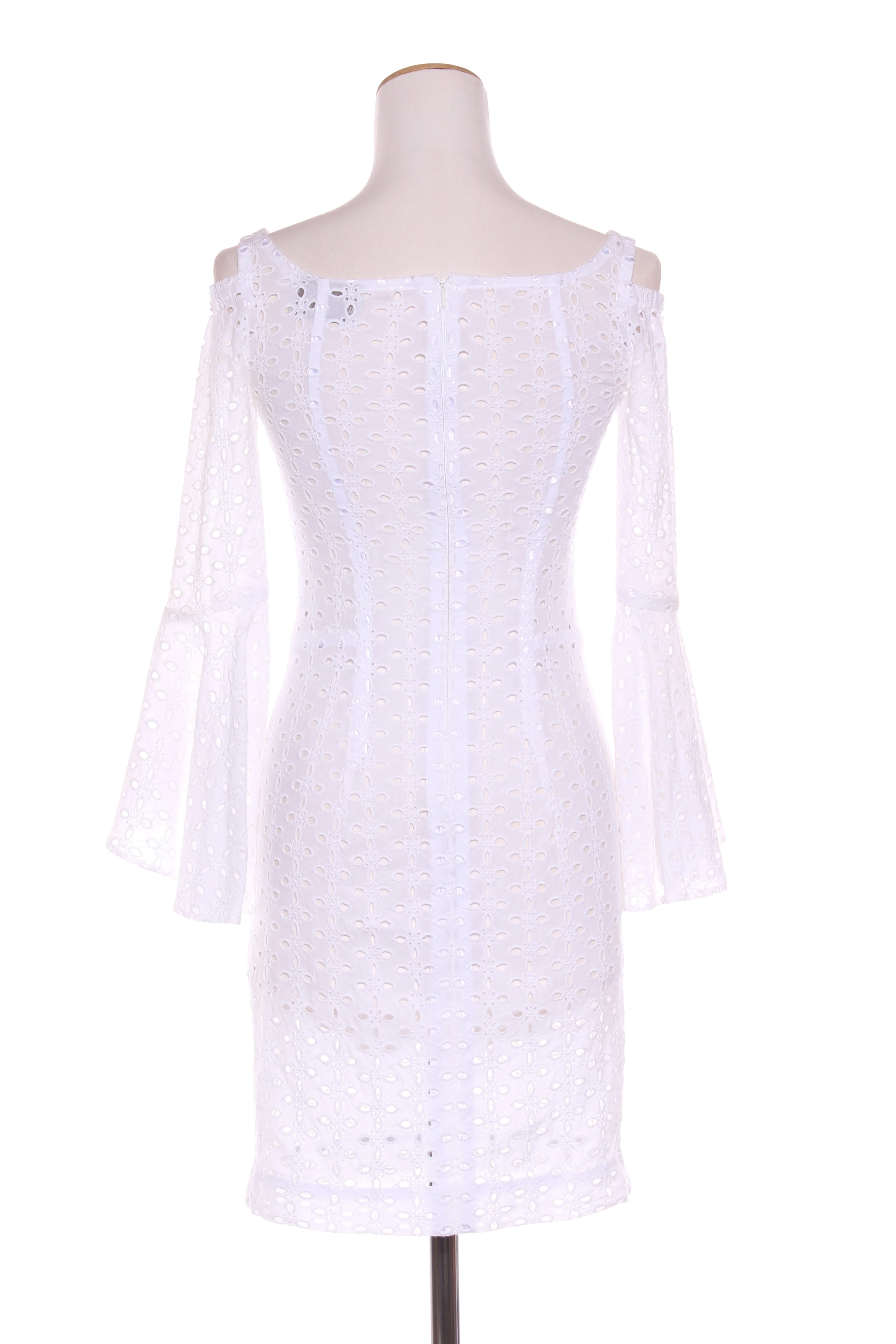 ADRIENNE WINKELMANN - Broidery flare sleeve dress! 8