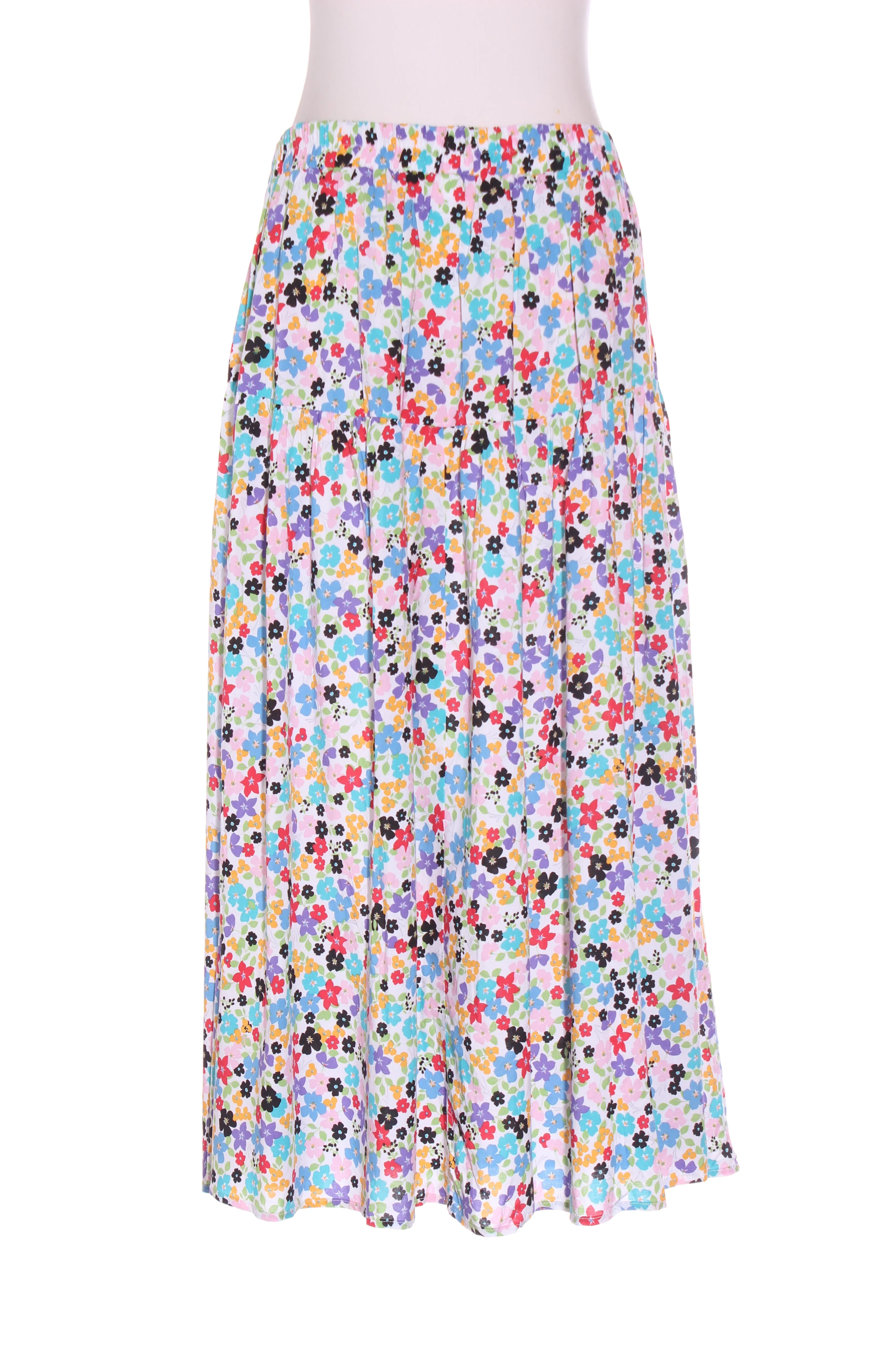 ANKO - Colourful floral midi skirt! 14