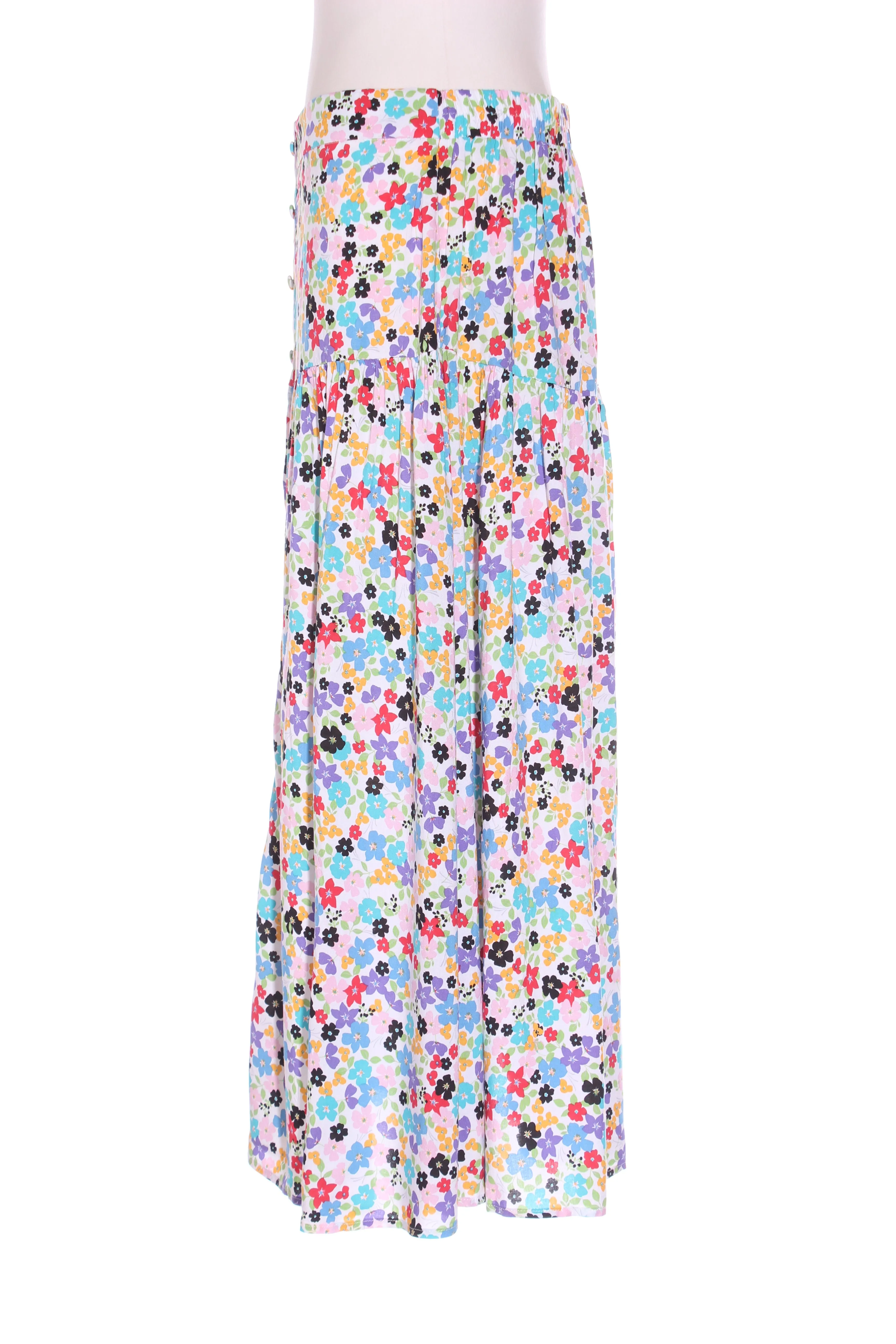 ANKO - Colourful floral midi skirt! 14