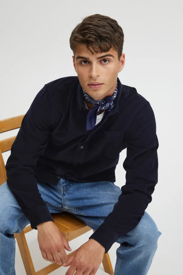 ANTON LONG SLEEVE BABY CORD SHIRT
