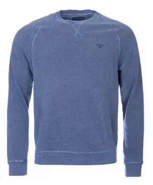 Barbour Garment Dyed Crew Neck - Navy