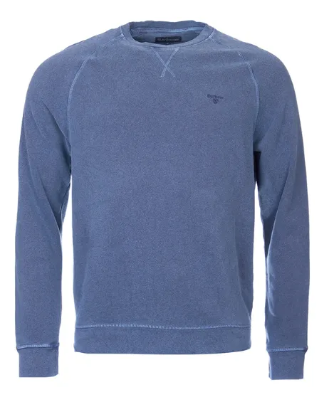 Barbour Garment Dyed Crew Neck - Navy