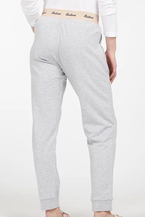 Barbour Lottie Lounge Trouser - Light Grey Marl