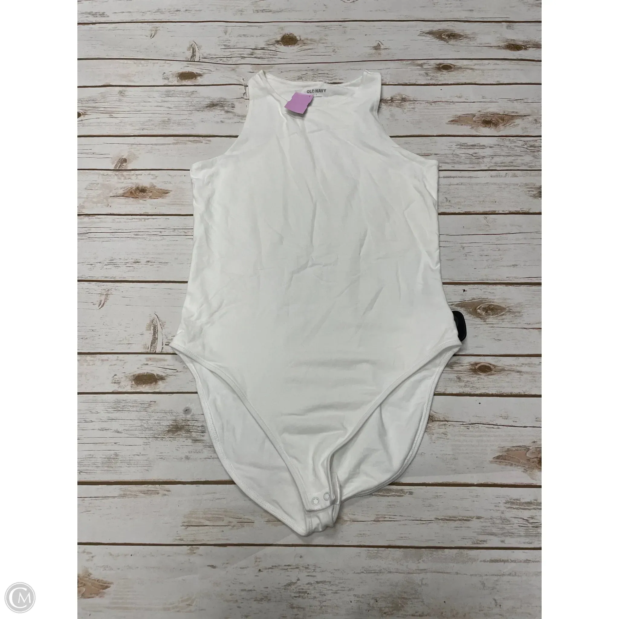 Bodysuit By Old Navy In White, Size: L