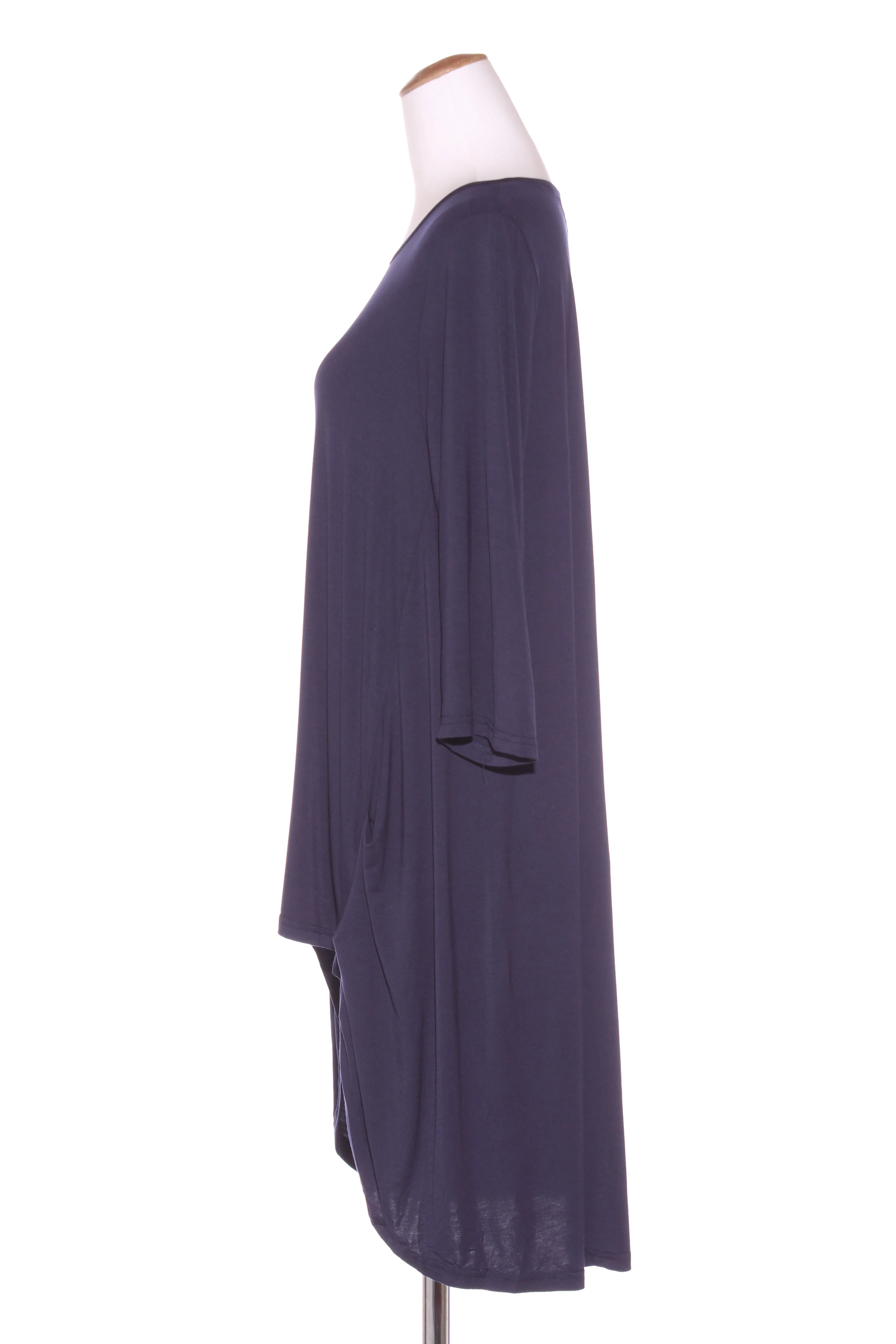 CALI&CO (BN Navy hi low drape tunic! 14