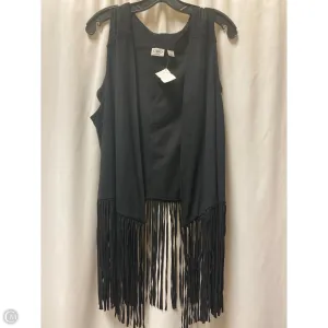 Cardigan By Cato In Black, Size: 1x