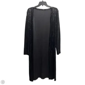 Cardigan By Clothes Mentor In Black, Size: L