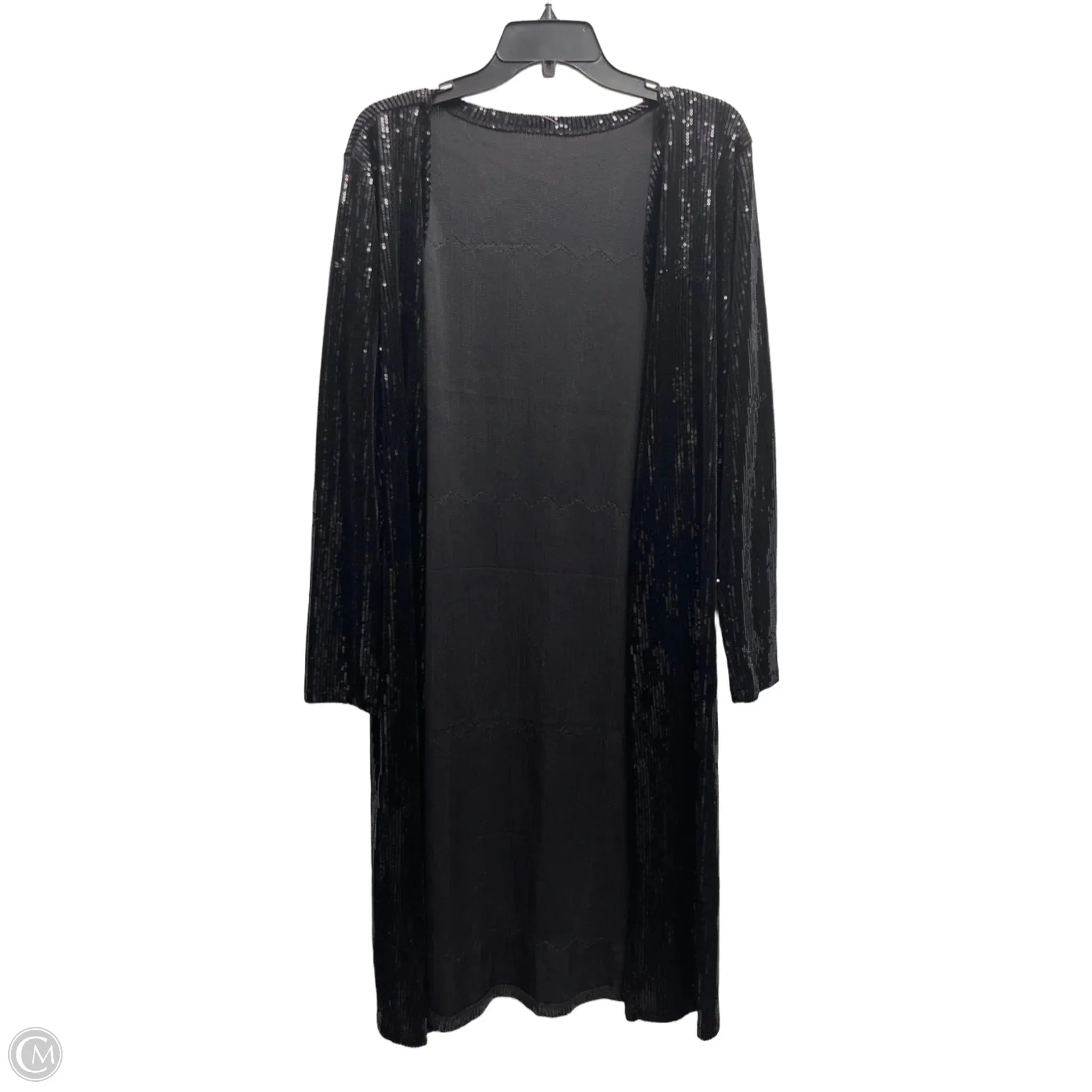 Cardigan By Clothes Mentor In Black, Size: L