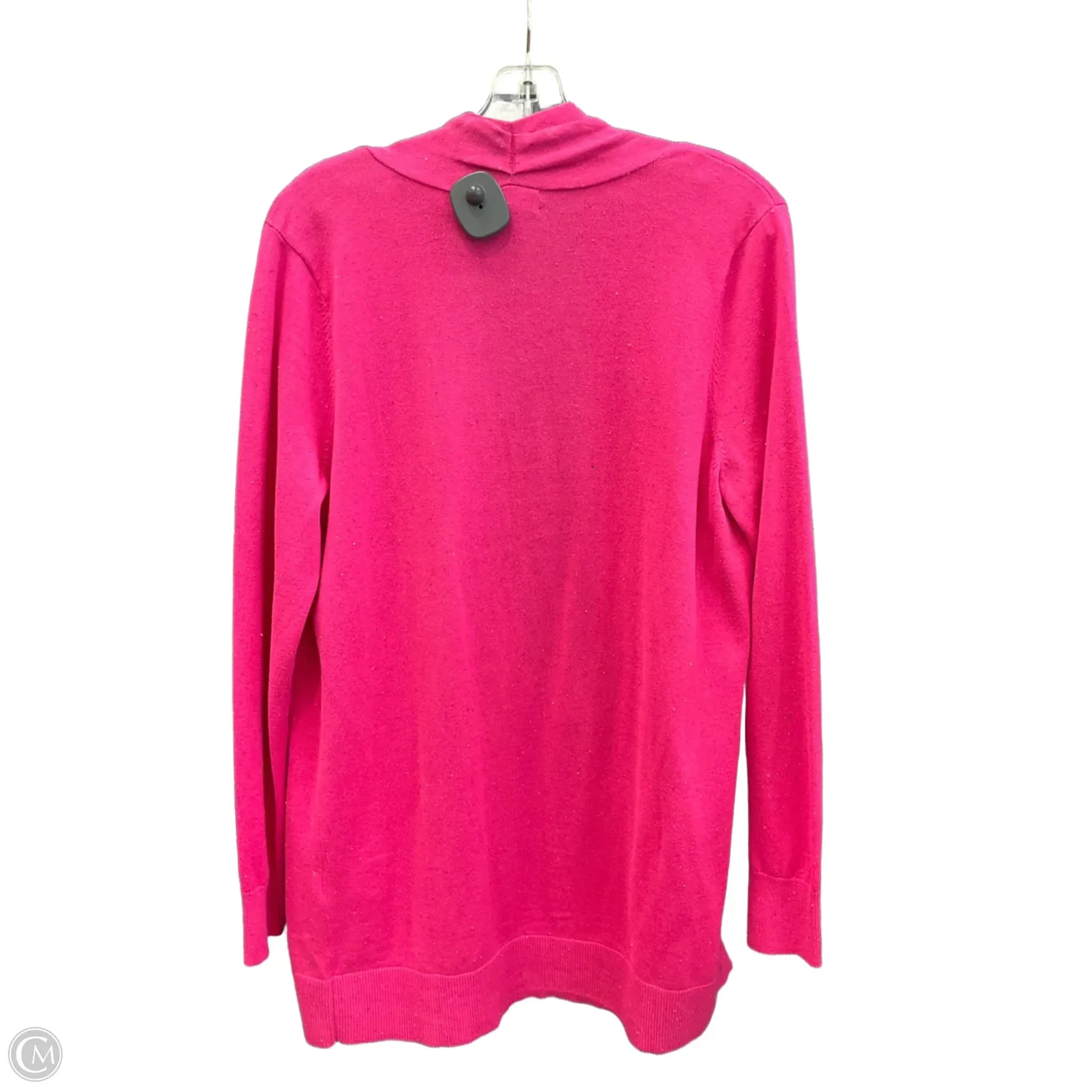 Cardigan By Lands End In Pink, Size: M
