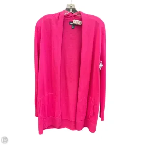 Cardigan By Lands End In Pink, Size: M