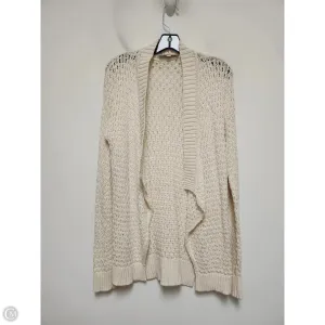 Cardigan By Loft In Cream, Size: M