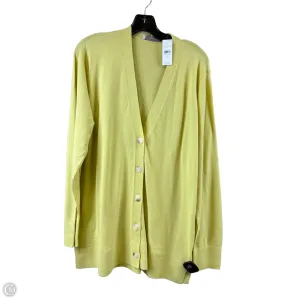 Cardigan By Loft In Yellow, Size: Xl