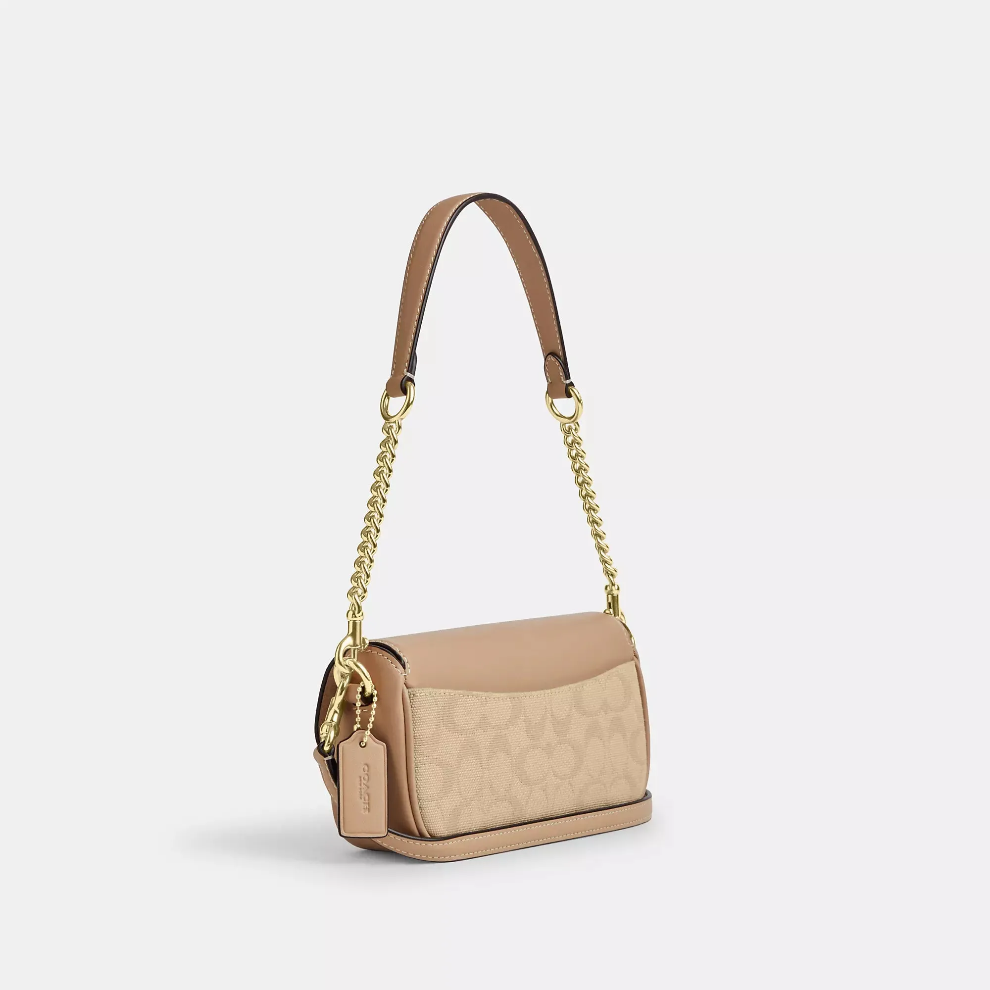 Coach Outlet Hailey Flap Bag With Signature Canvas