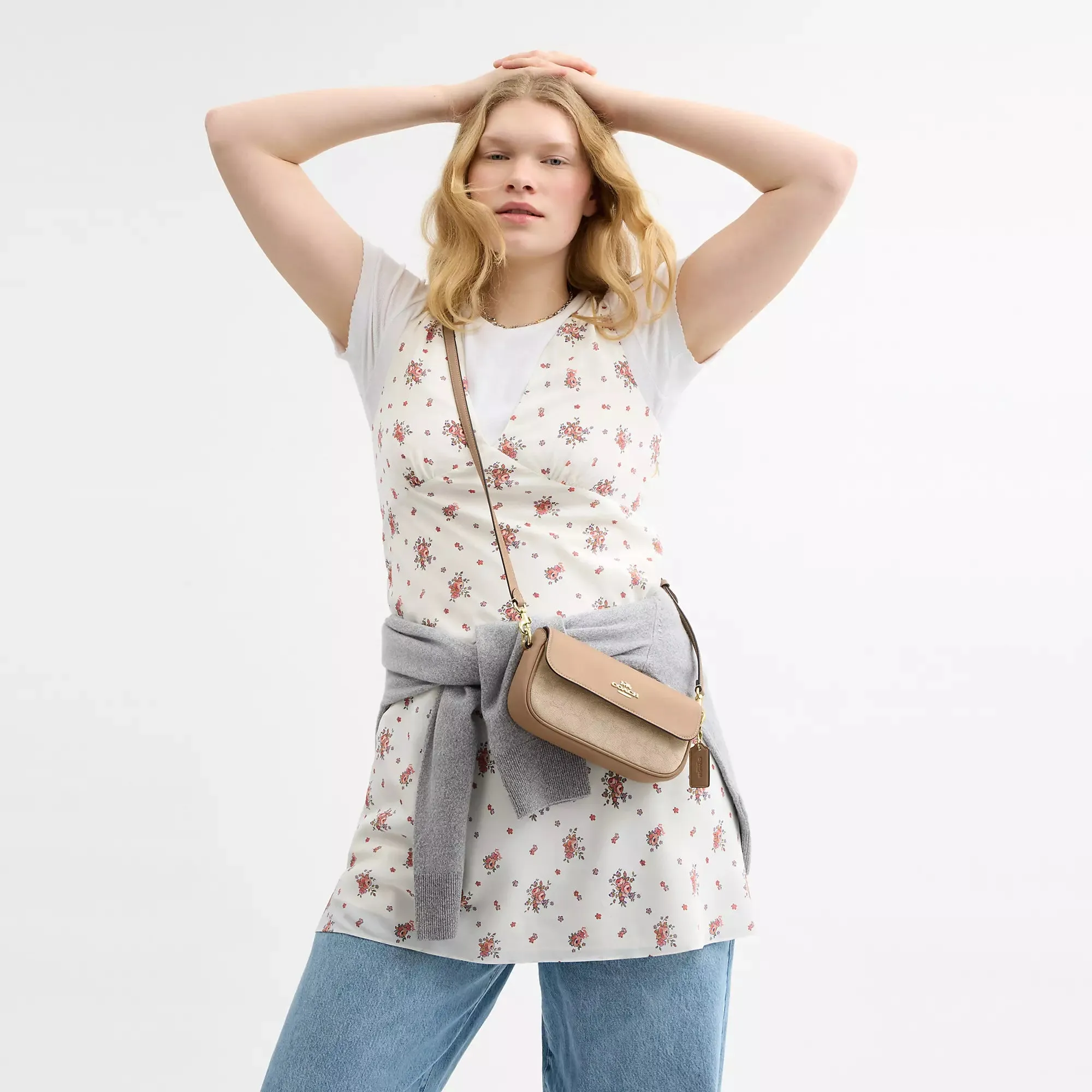 Coach Outlet Hailey Flap Bag With Signature Canvas
