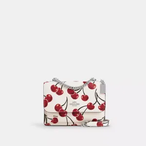 Coach Outlet Mini Klare Crossbody Bag With Cherry Print
