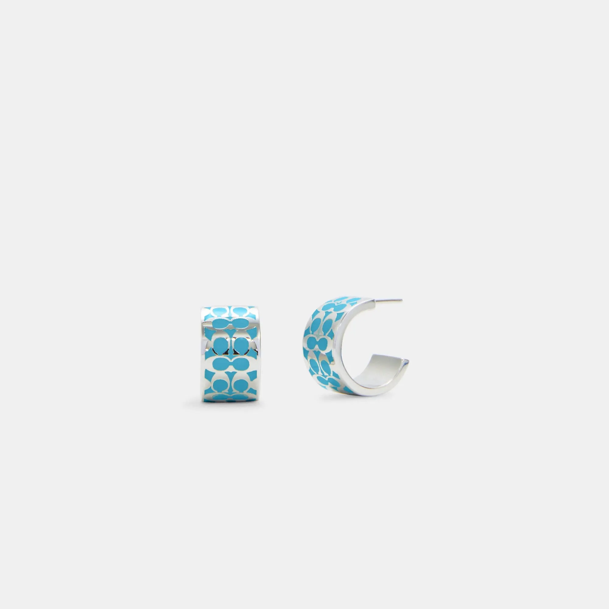 Coach Outlet Signature Huggie Earrings