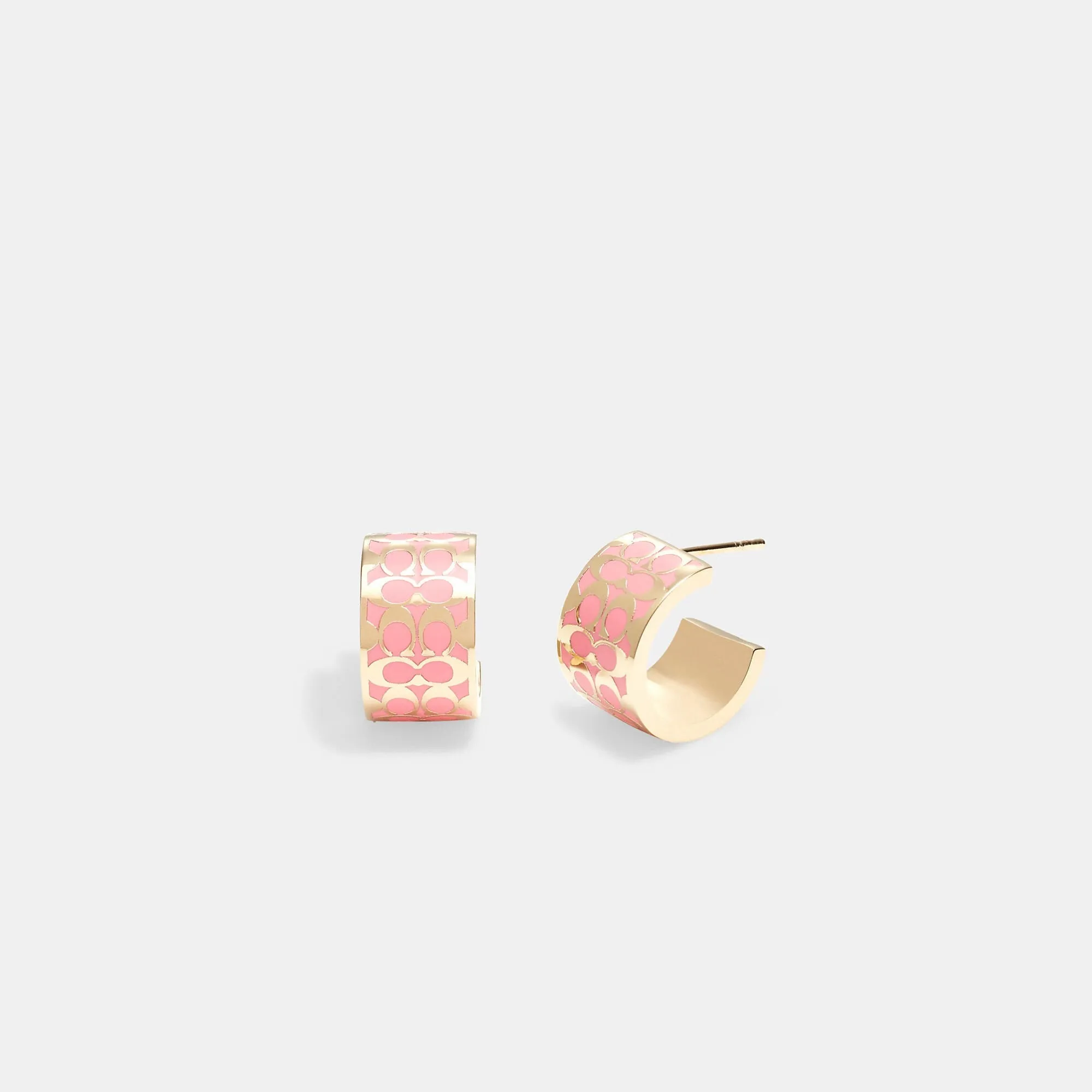 Coach Outlet Signature Huggie Earrings