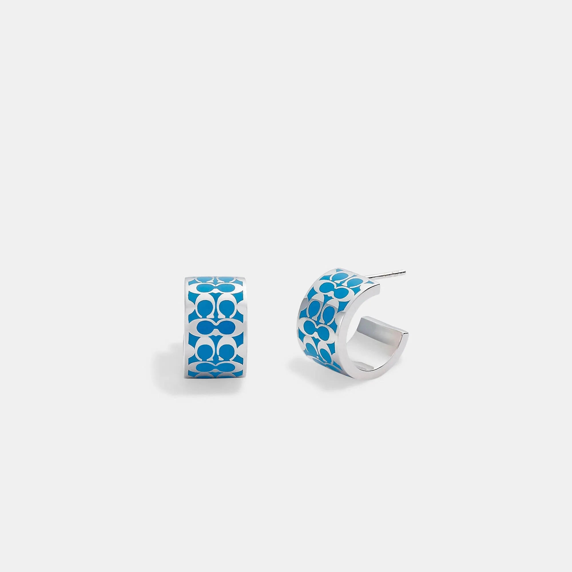Coach Outlet Signature Huggie Earrings