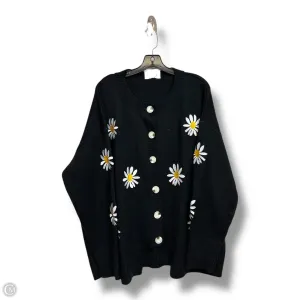 Daisy Cardigan By Cme In Black, Size: 2x