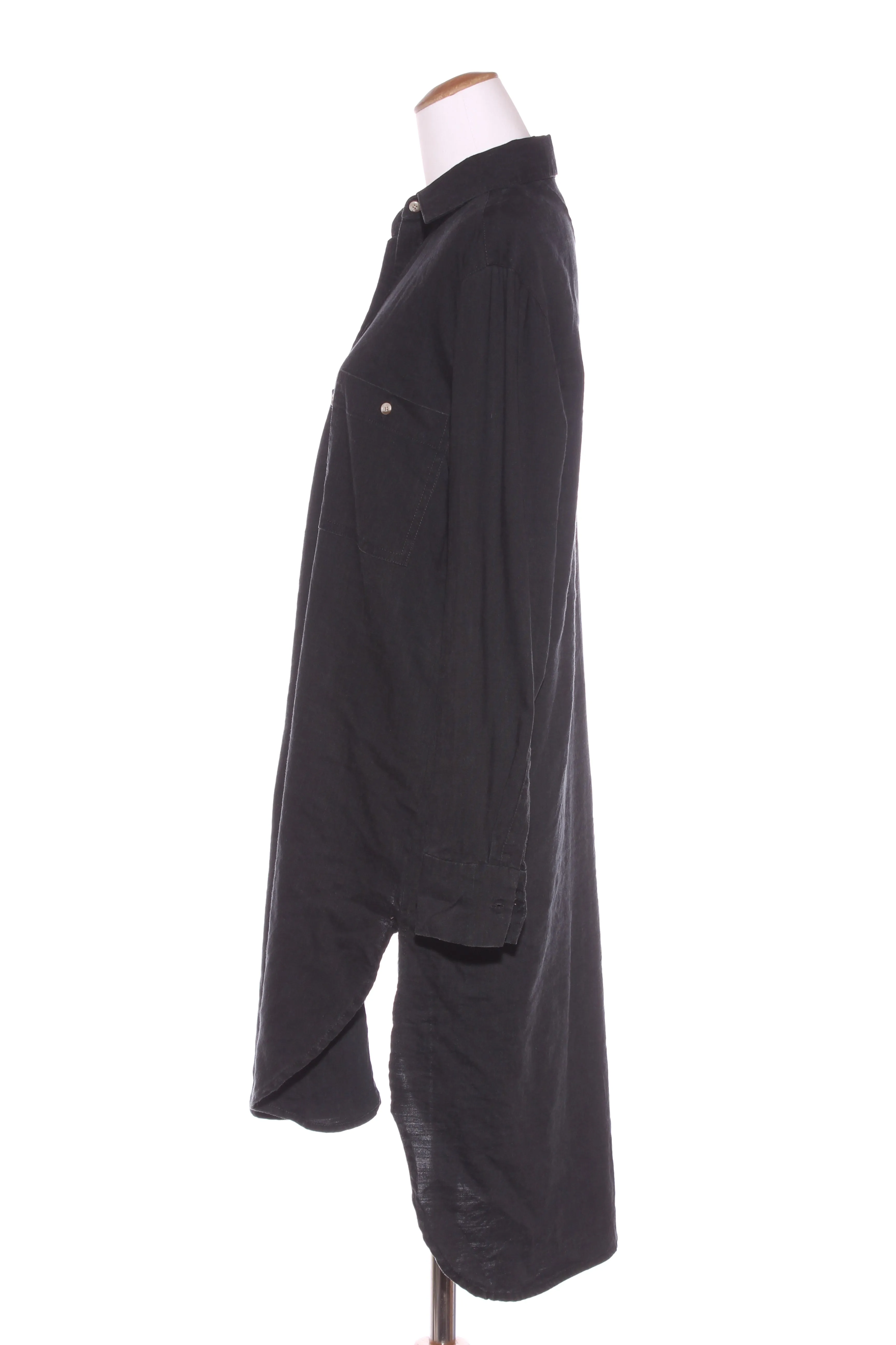 DARLENE GORE (NZ) Washed linen tunic shirt! 12
