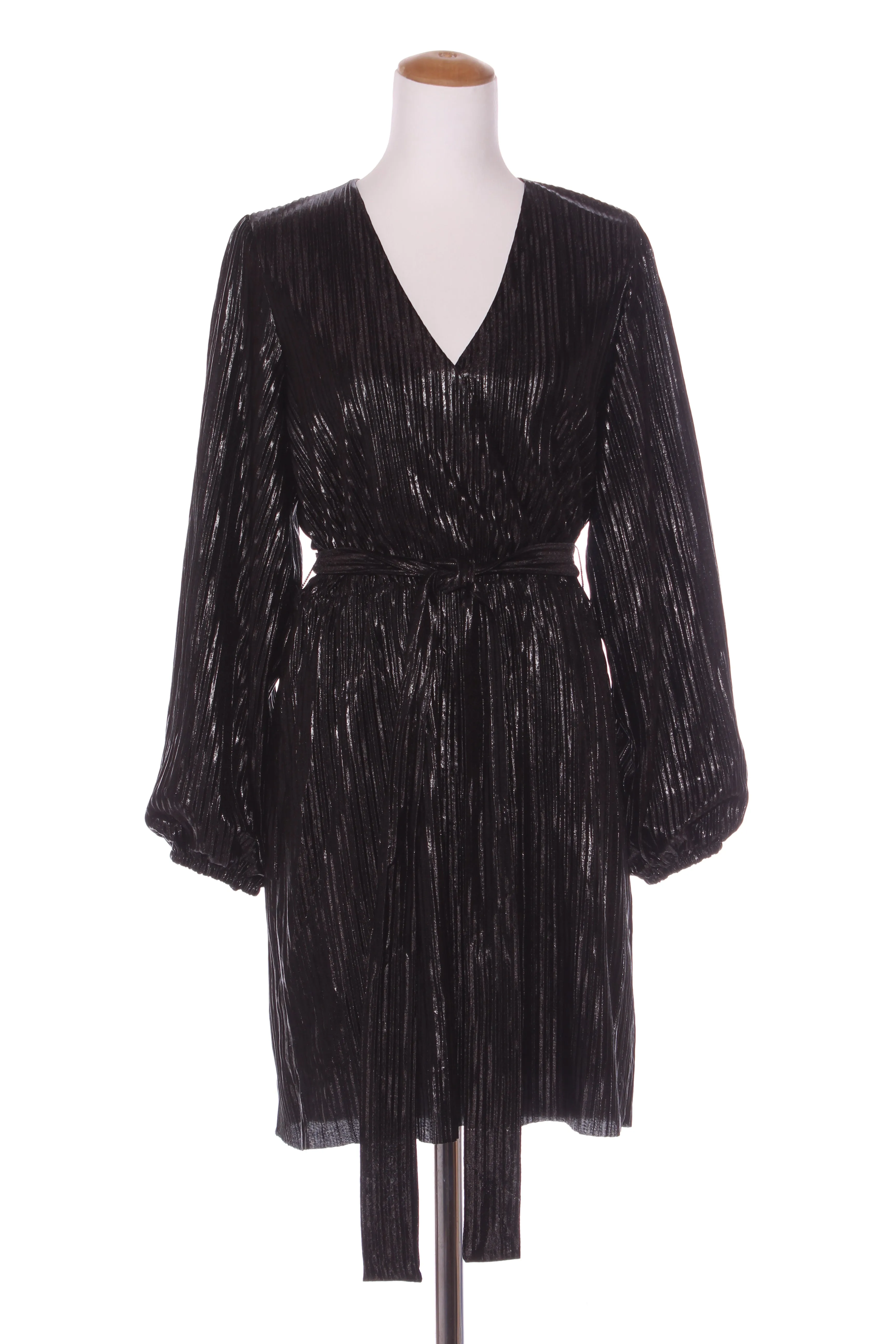 DECJUBA - Shimmer pleat billow sleeve dress! 12