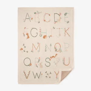 Elegant Baby Rainy Day Alphabet Blanket