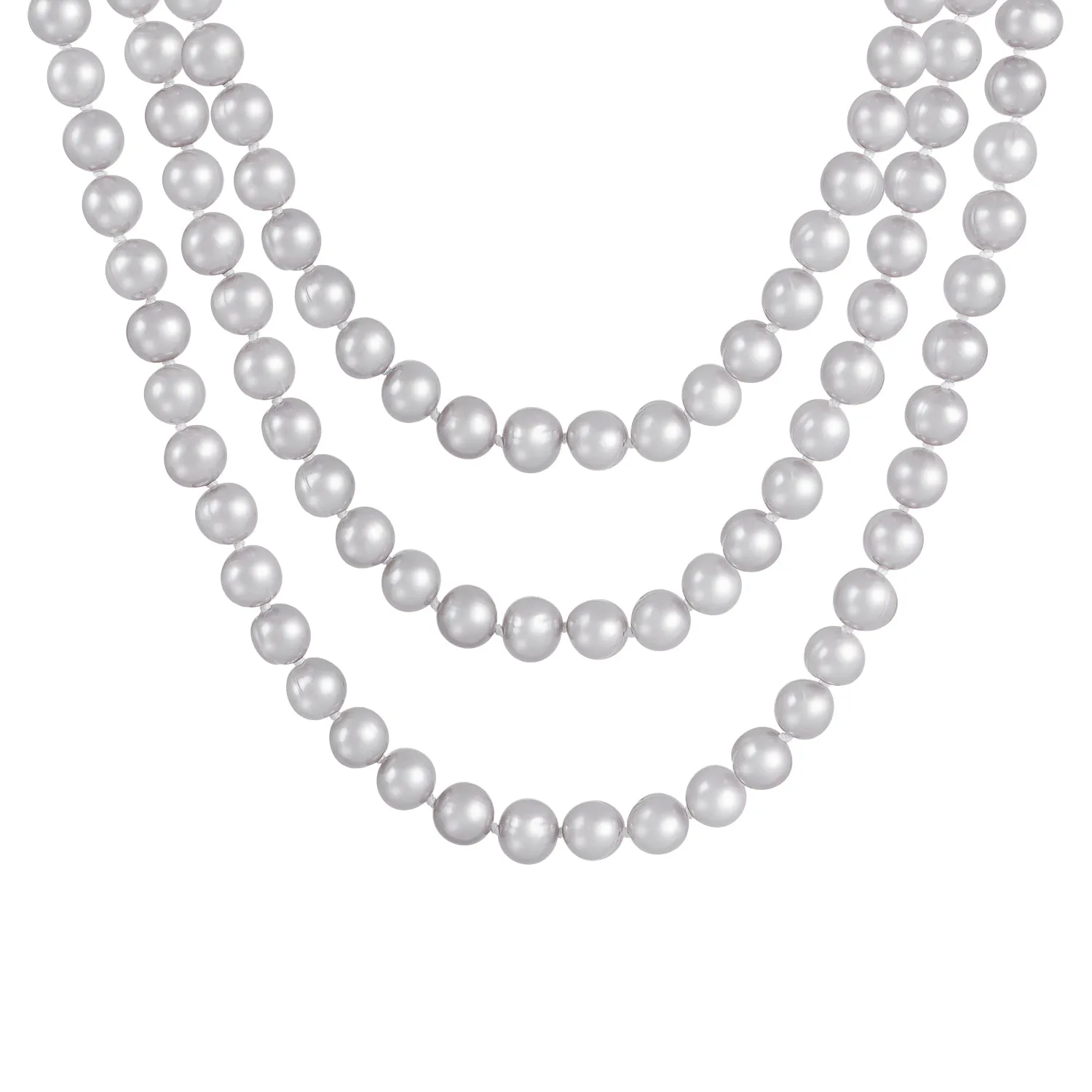 Endless Pink 80" Freshwater Pearl Necklace