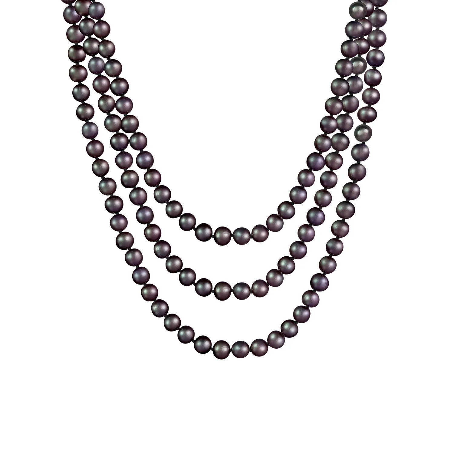 Endless Pink 80" Freshwater Pearl Necklace