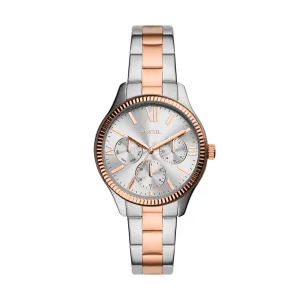 Fossil Women's Rye Multifunction, Silver-Tone Alloy Watch