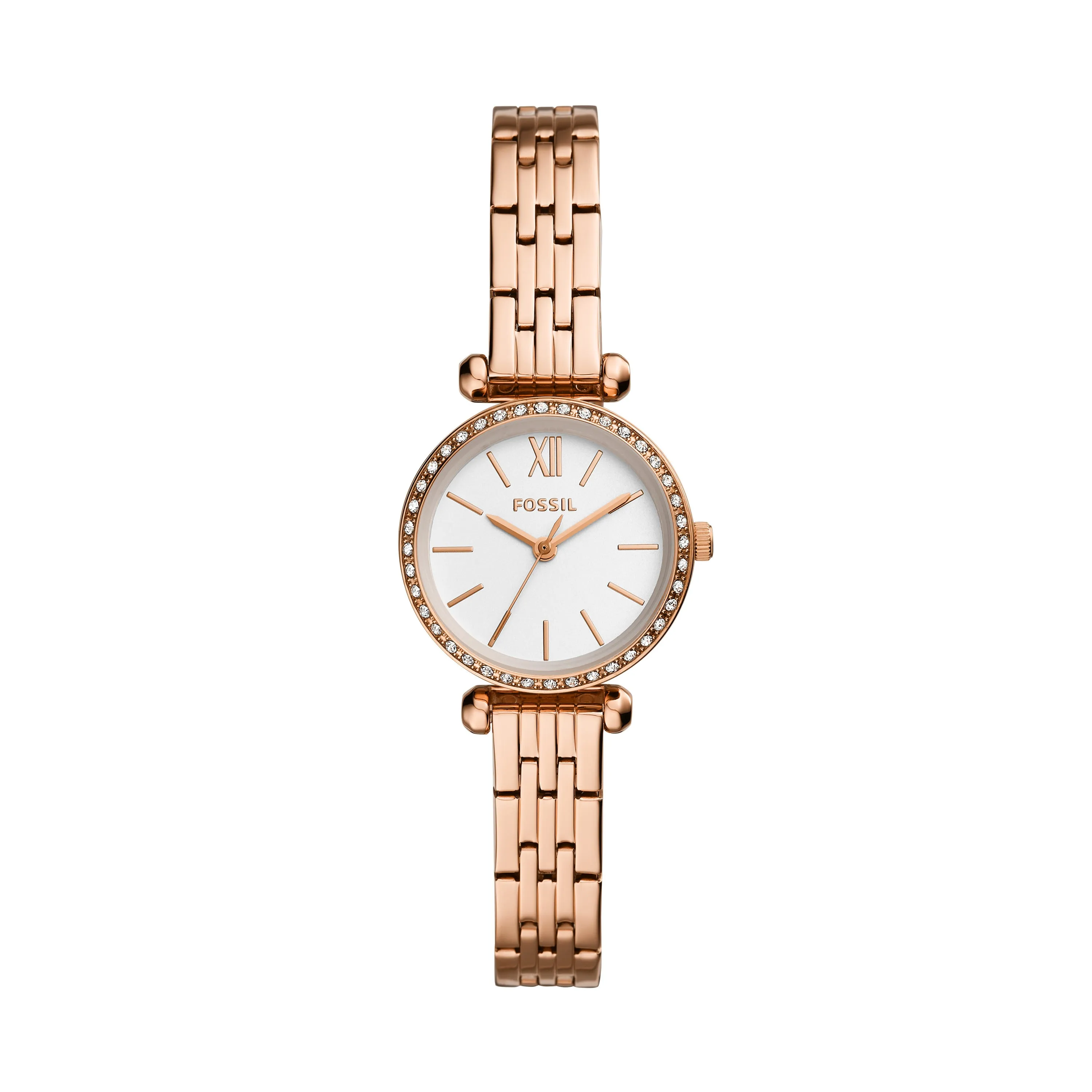 Fossil Women's Tillie Mini Three-Hand, Rose Gold-Tone Stainless Steel Watch