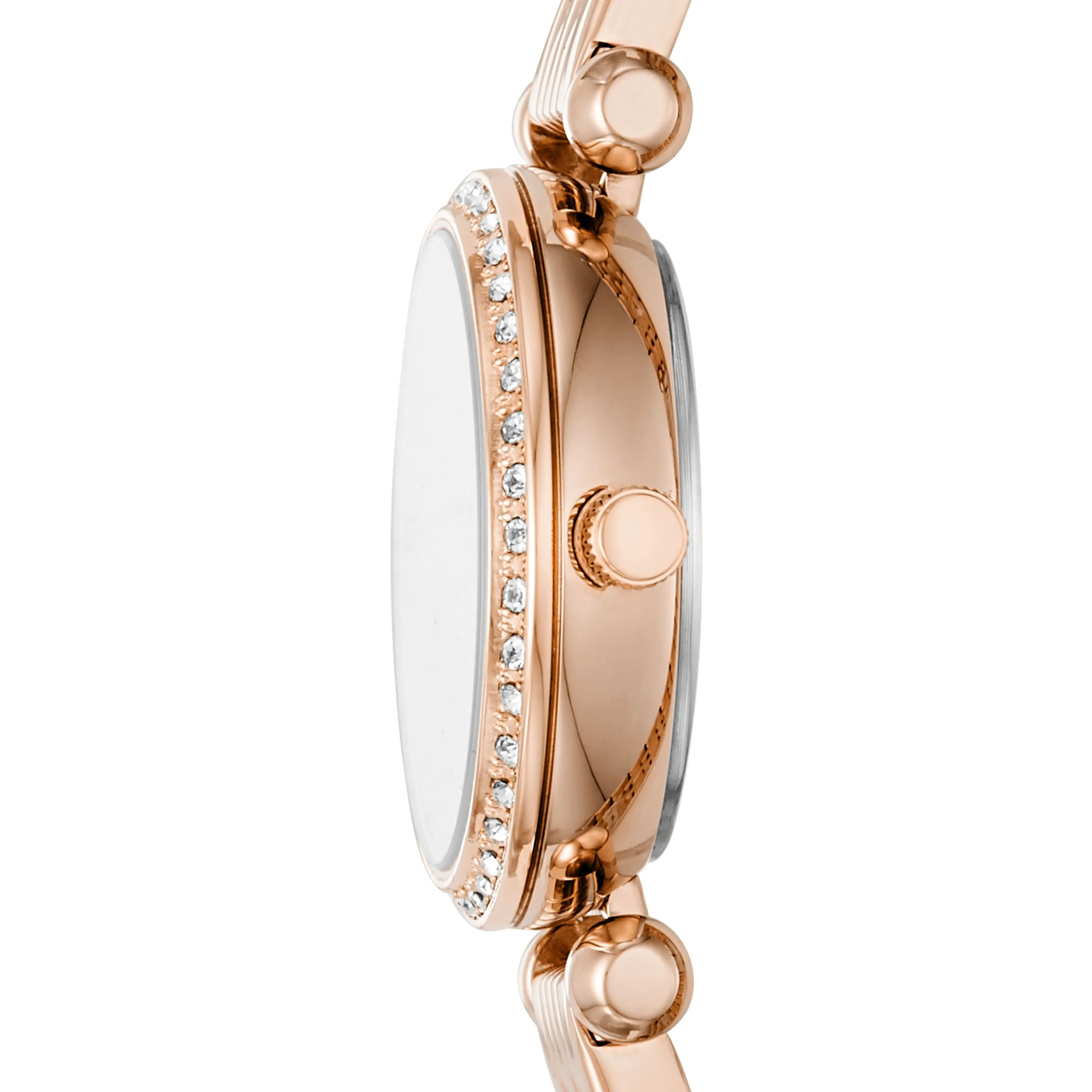 Fossil Women's Tillie Mini Three-Hand, Rose Gold-Tone Stainless Steel Watch
