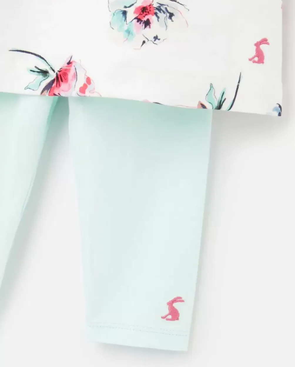 Joules Christina Dress and Leggings Set - White Flowers