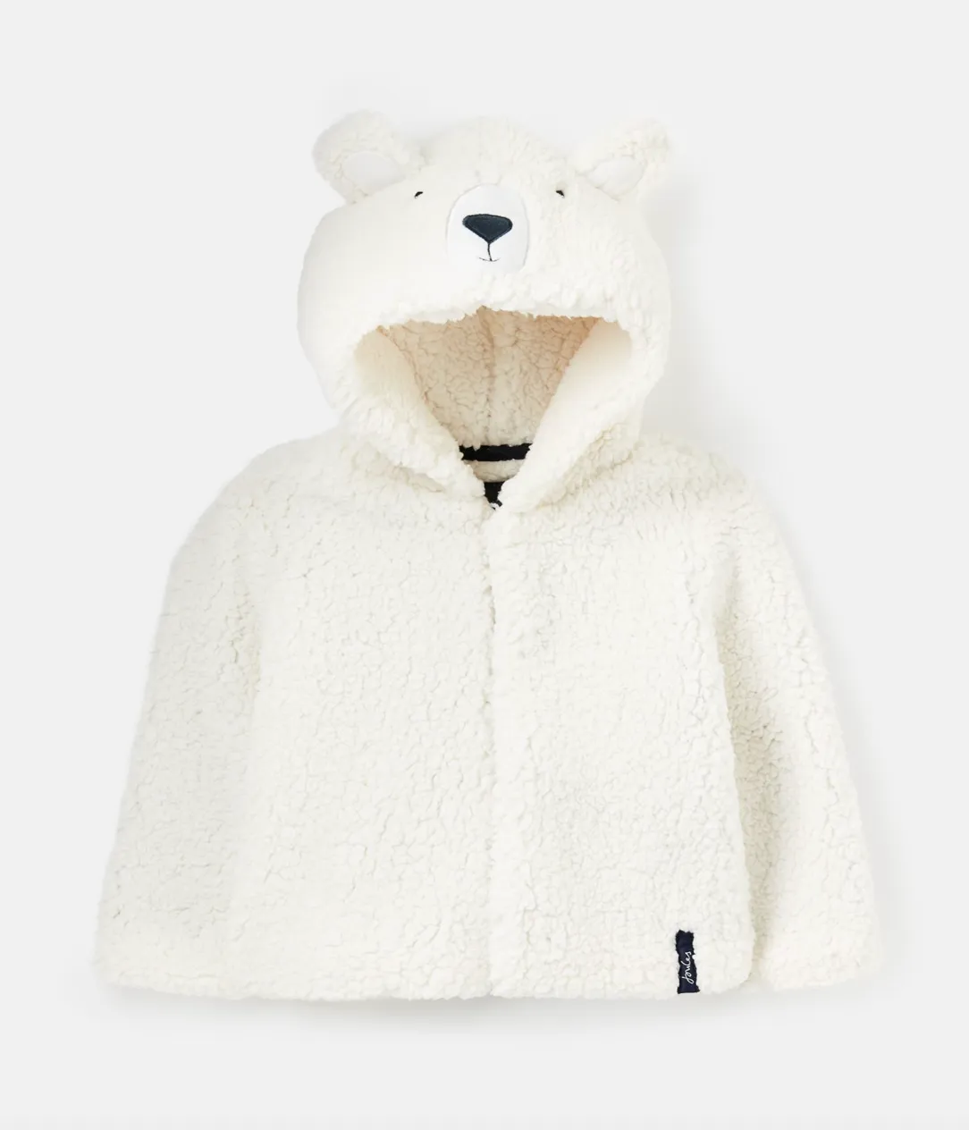 Joules Infant Cuddle Bear Coat - White