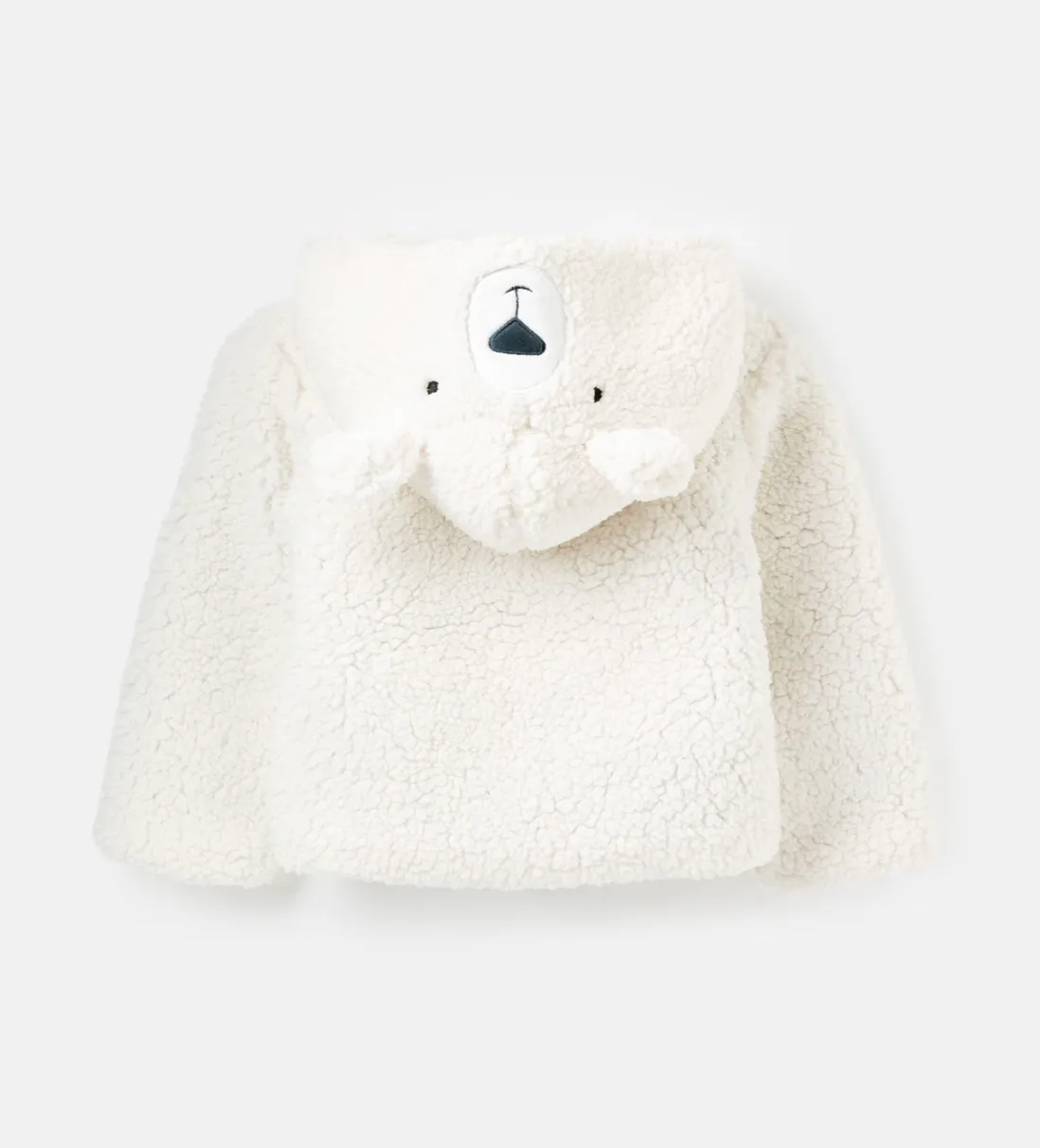 Joules Infant Cuddle Bear Coat - White