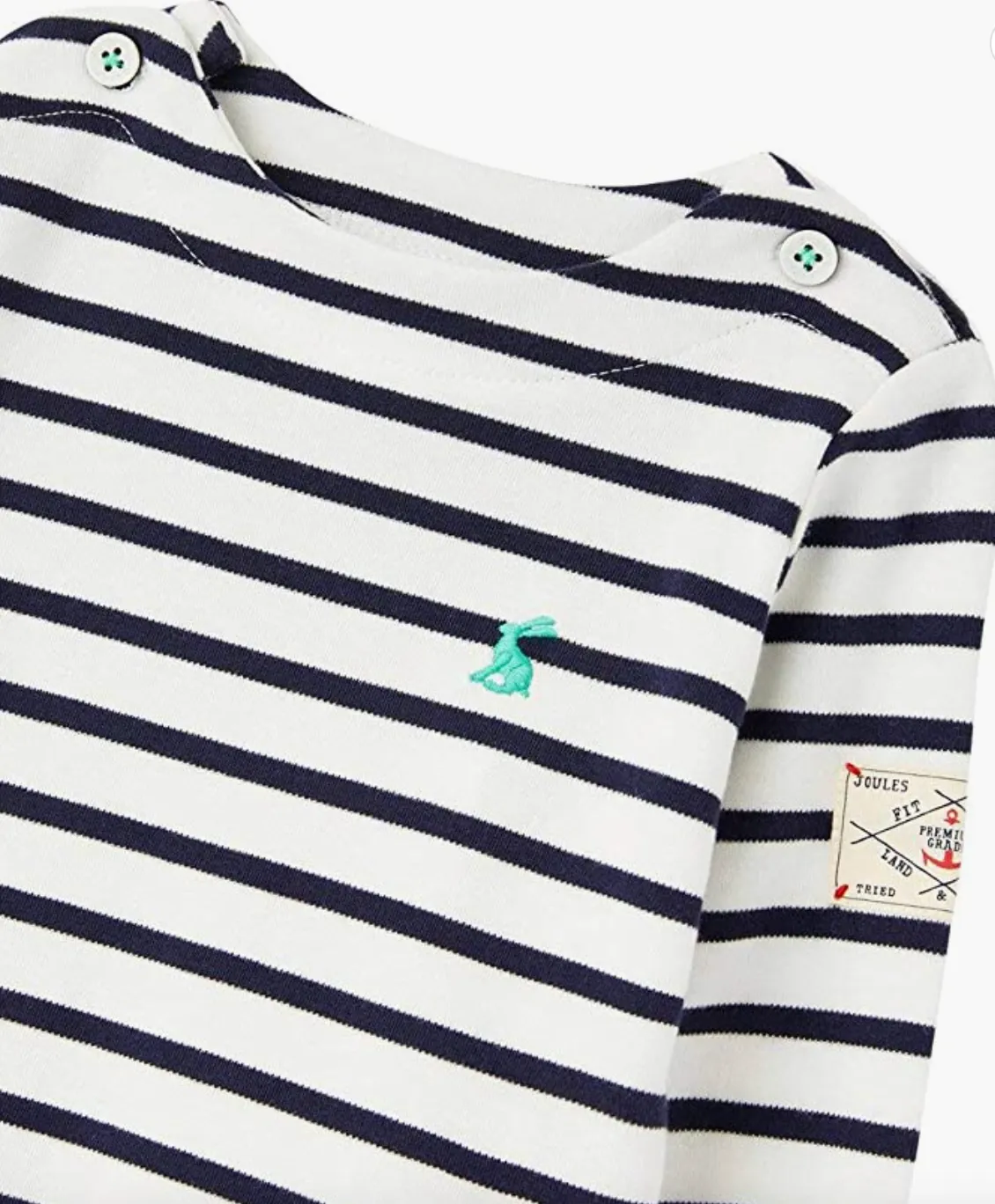 Joules Infant Harbour Jersey Top - Navy Stripe
