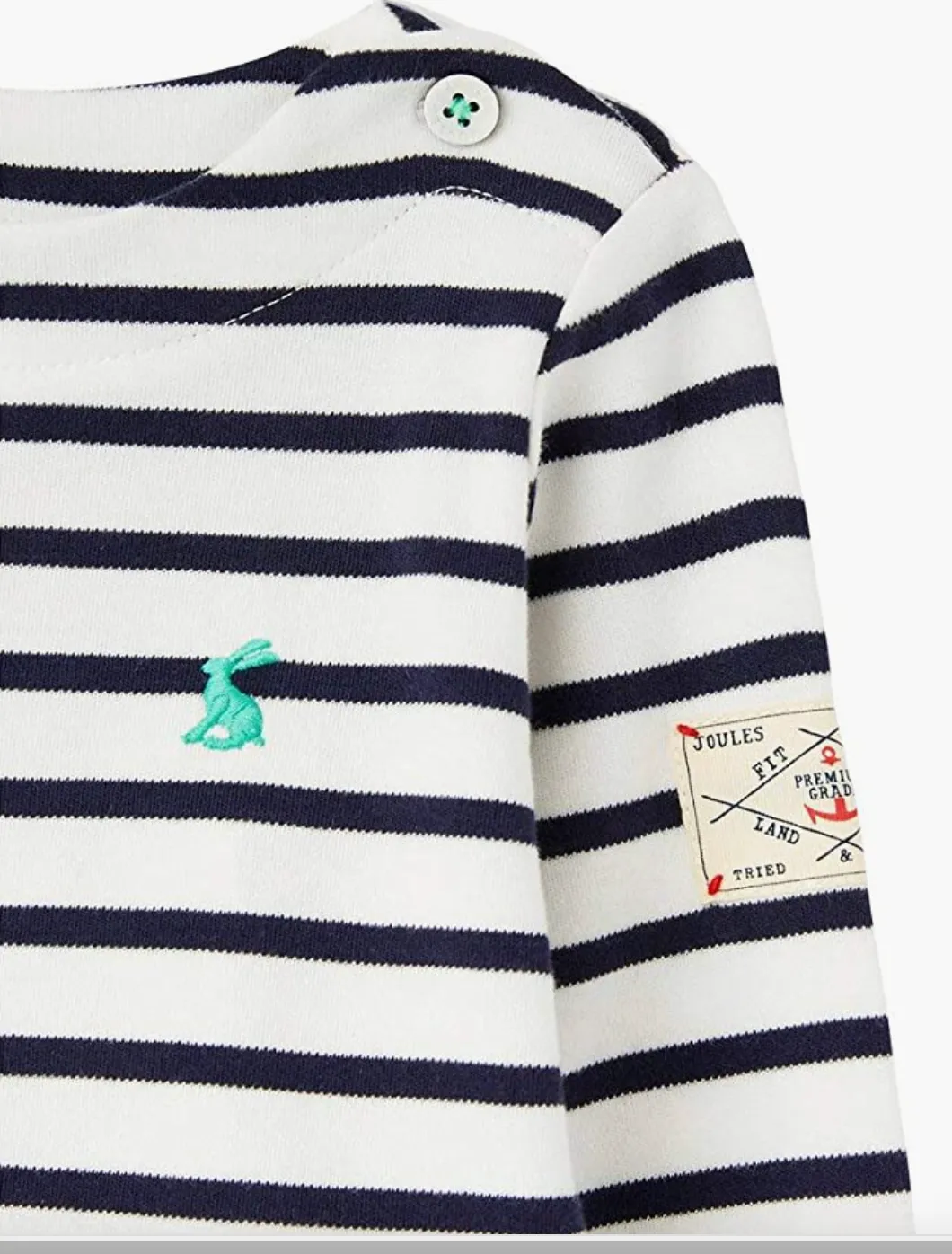 Joules Infant Harbour Jersey Top - Navy Stripe