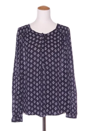 JUST JEANS - Navy floral print viscose blouse! 14