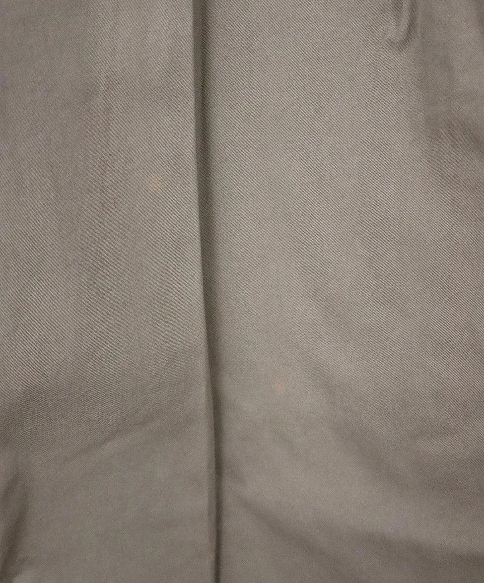 Lanvin Khaki Cotton Cropped Pants sz 6