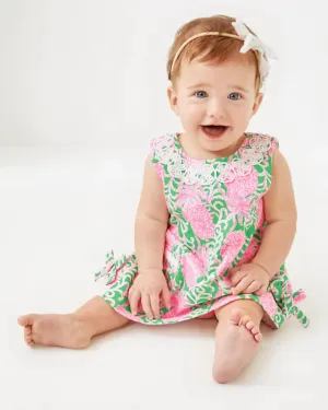 Lilly Pulitzer Baby Lilly Infant Shift Dress - Fauna Green Party Like A Pineapple