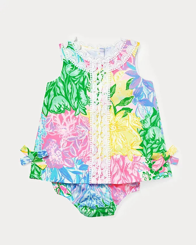Lilly Pulitzer Baby Lilly Shift Dress - Multi Bright Delight Patch
