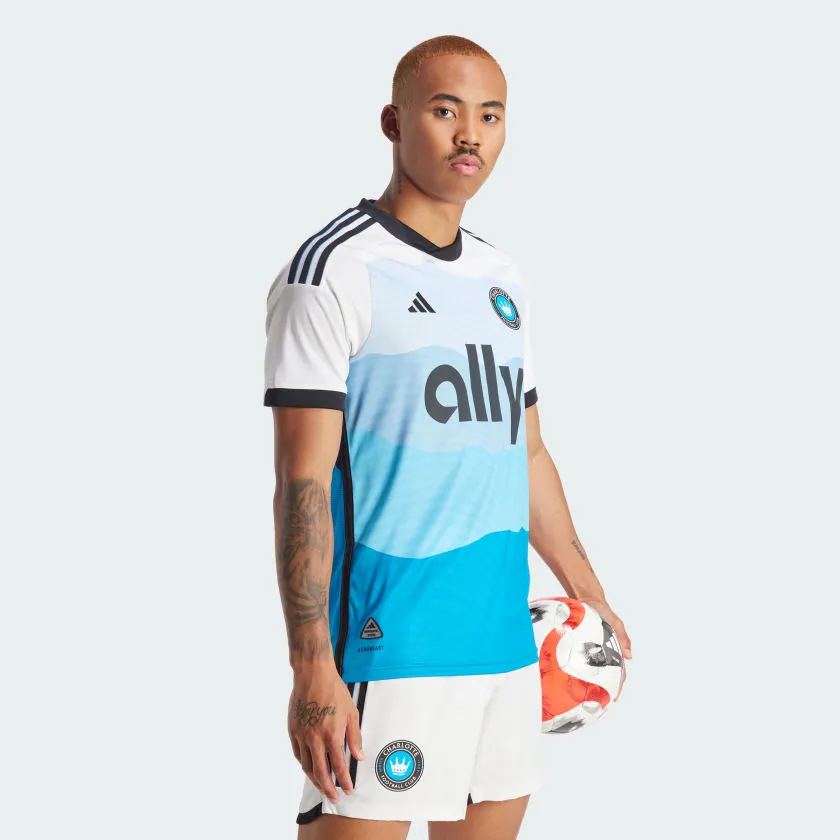 Men's adidas Charlotte FC 24/25 Home Authentic Jersey