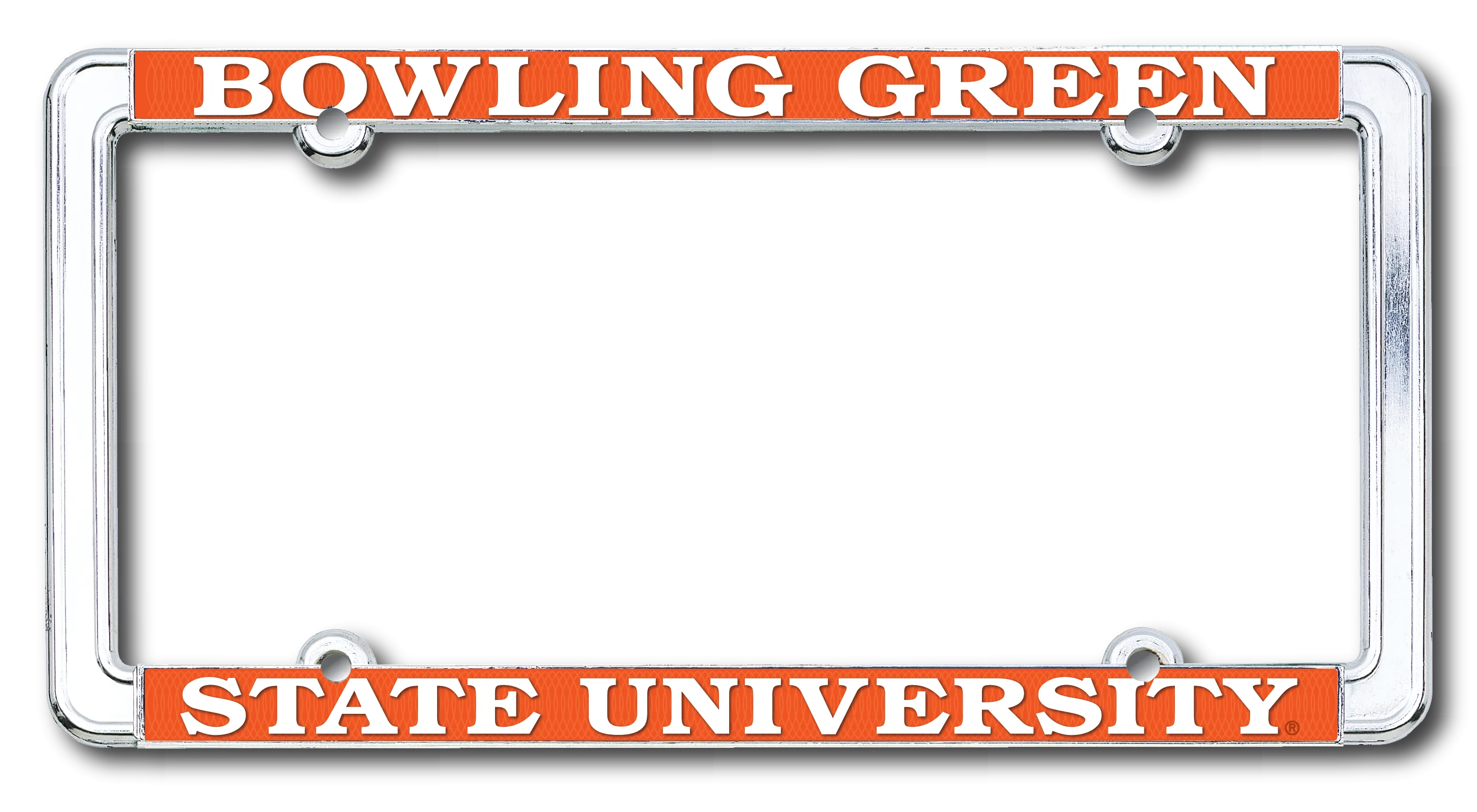 Metal Bowling Green License Plate Frame