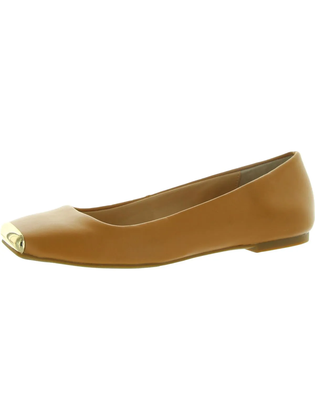 Neptoon Womens Logo Square Toe Ballet Flats