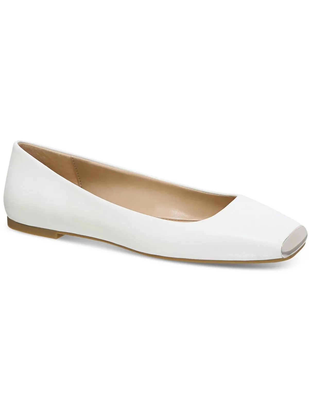 Neptoon Womens Logo Square Toe Ballet Flats