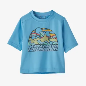 Patagonia Baby Capilene Silkweight T-Shirt - Fitz Roy Rays: Lago Blue