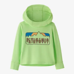 Patagonia Baby Capilene Silkweight UPF Hoody - Dancing Dawn: Salamander Green