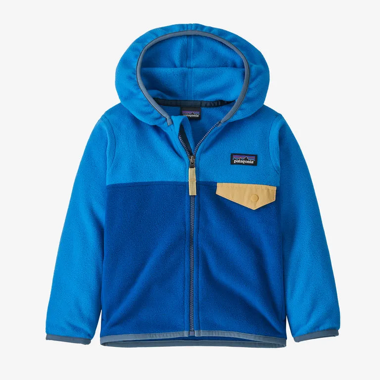 Patagonia Baby Micro D Snap-T Fleece Jacket - Endless Blue w/Vessel Blue