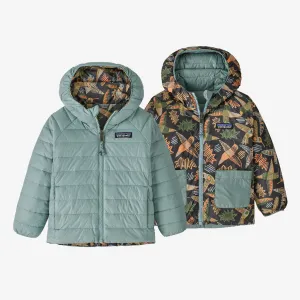 Patagonia Baby Reversible Down Sweater Hoody - Allen's Party: Ink Black
